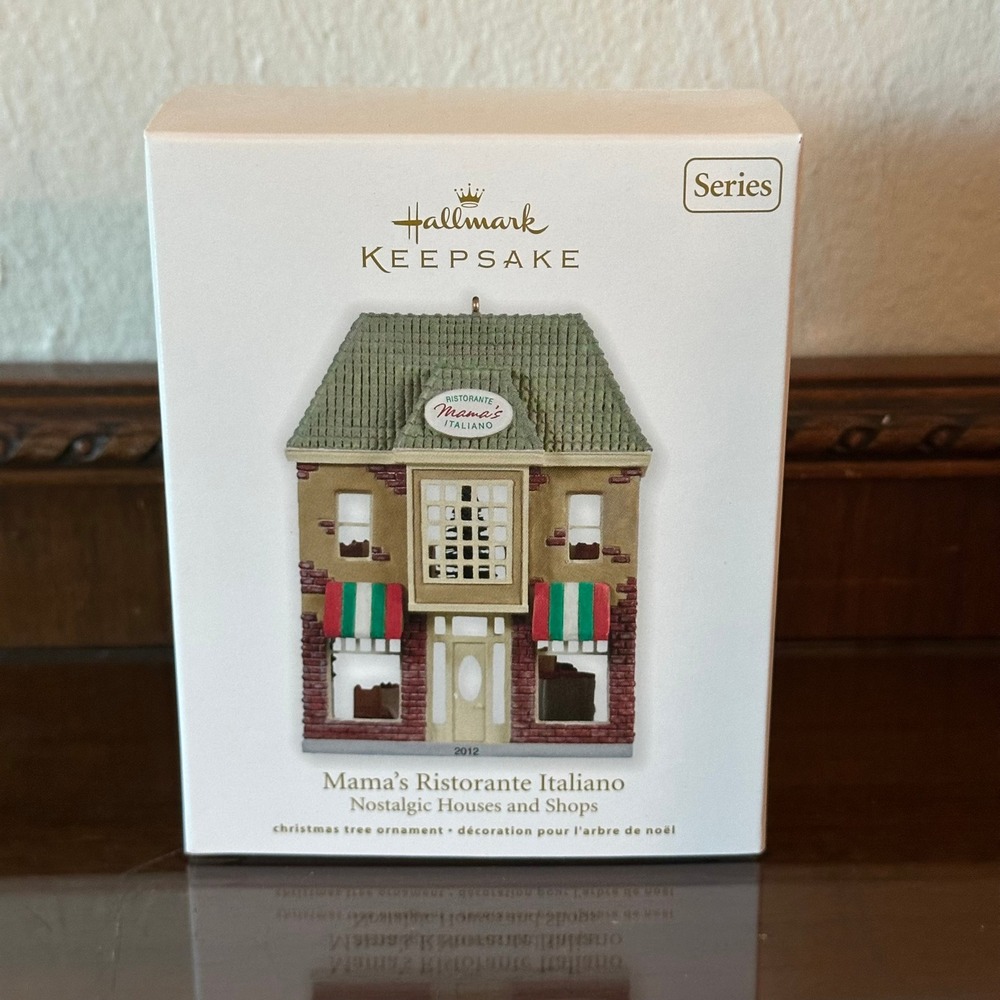 Hallmark Keepsake 2012 Mamas Ristorante Italiano Nostalgic Houses Shops Ornament